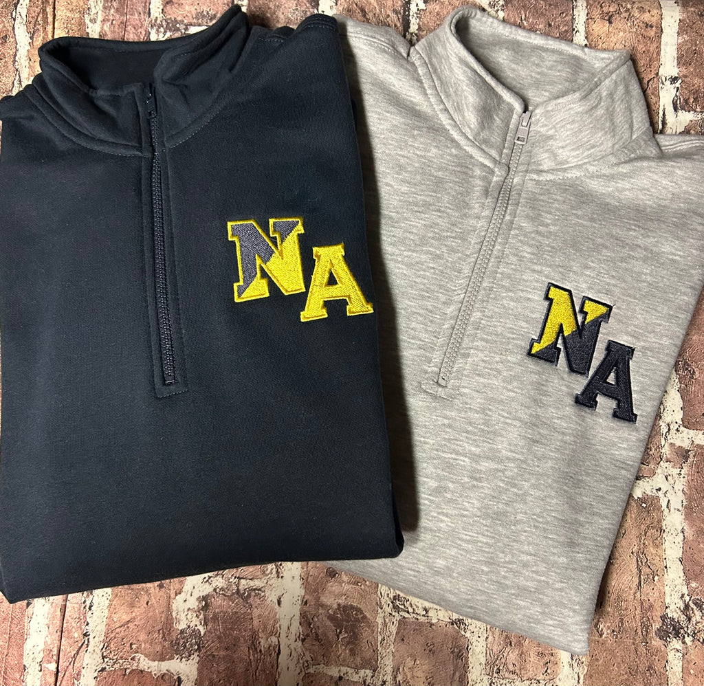 Custom EMBROIDERED Quarterzips