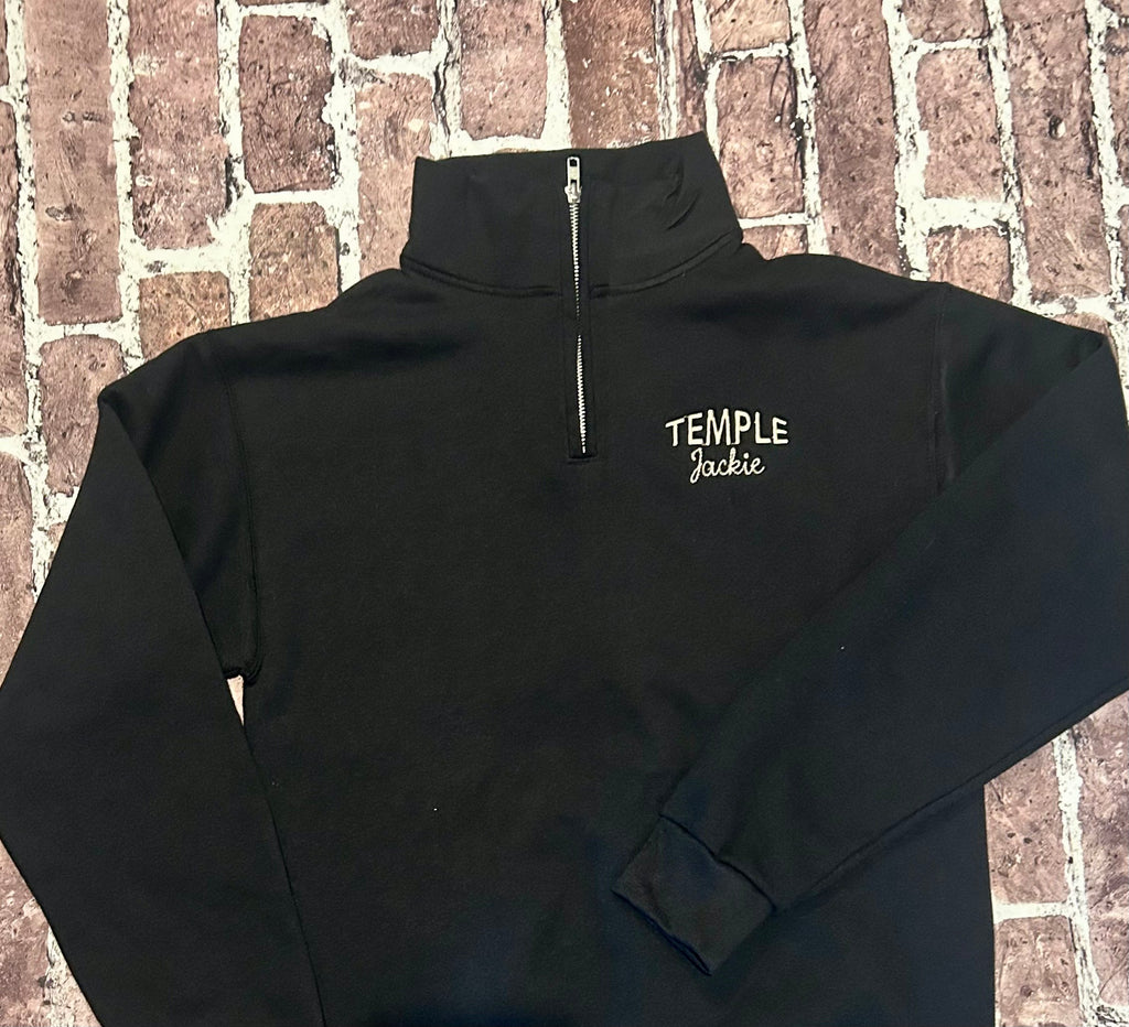 Custom EMBROIDERED Quarterzips