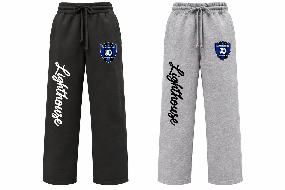 Lighthouse Women's Sweatpants Open Bottoms - Relaxed Fit