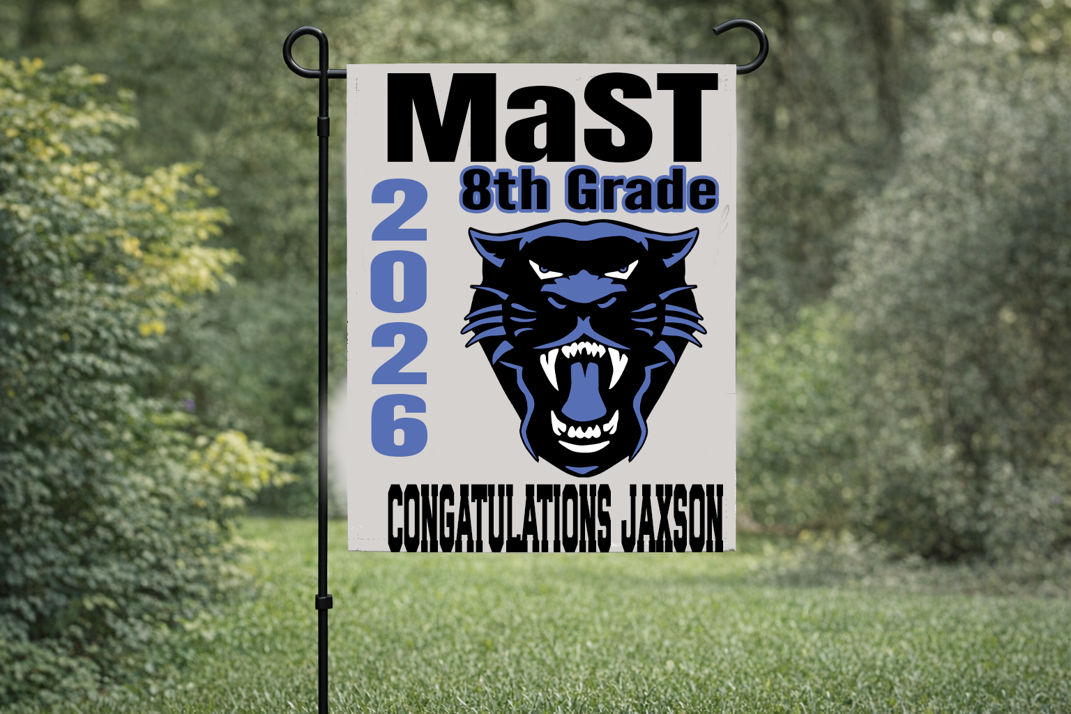 MaST 8th Grade Garden Flag