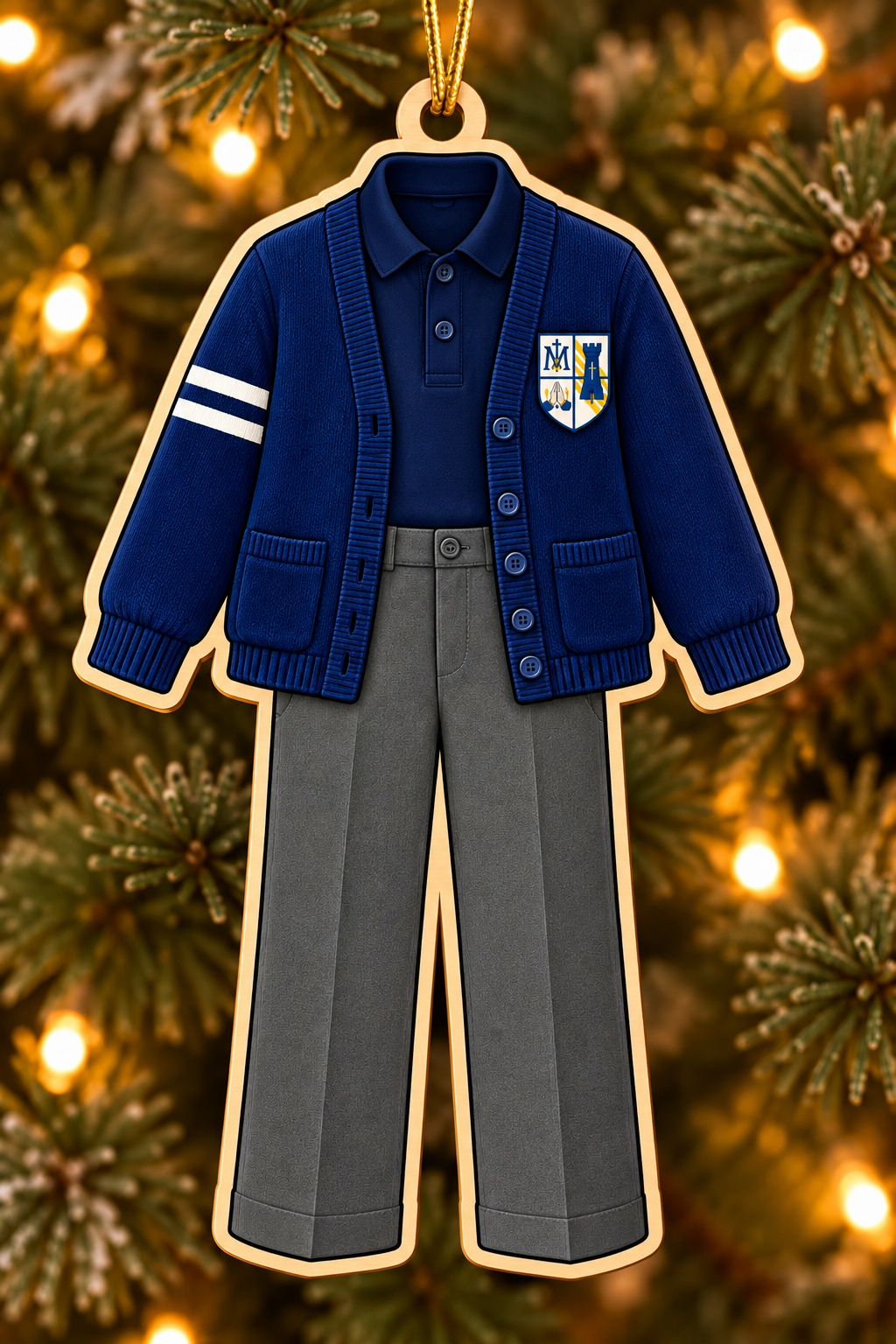 Conwell Egan Uniform Christmas Ornament