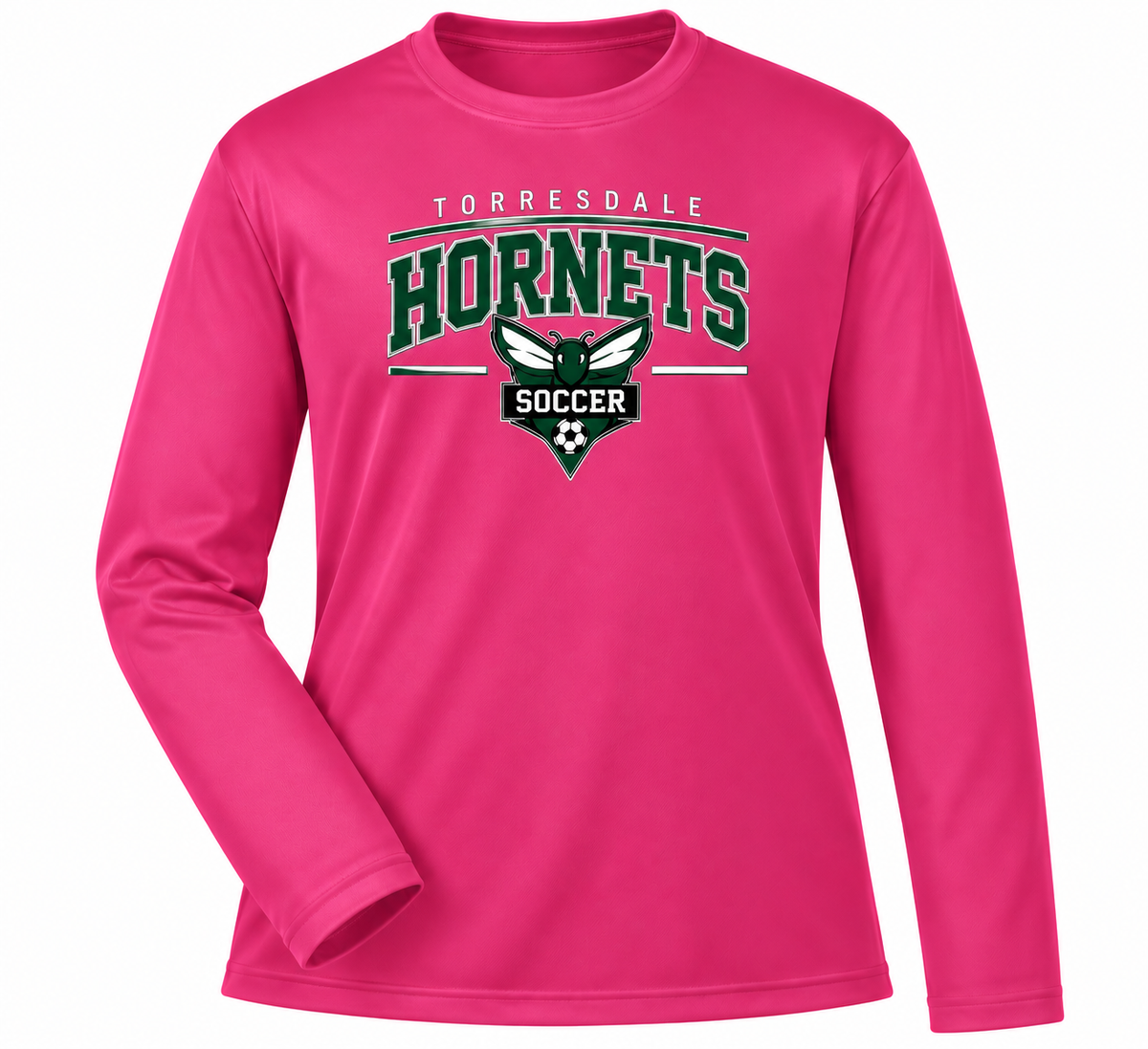 Hornets Long Sleeve Pink Dri-Fit