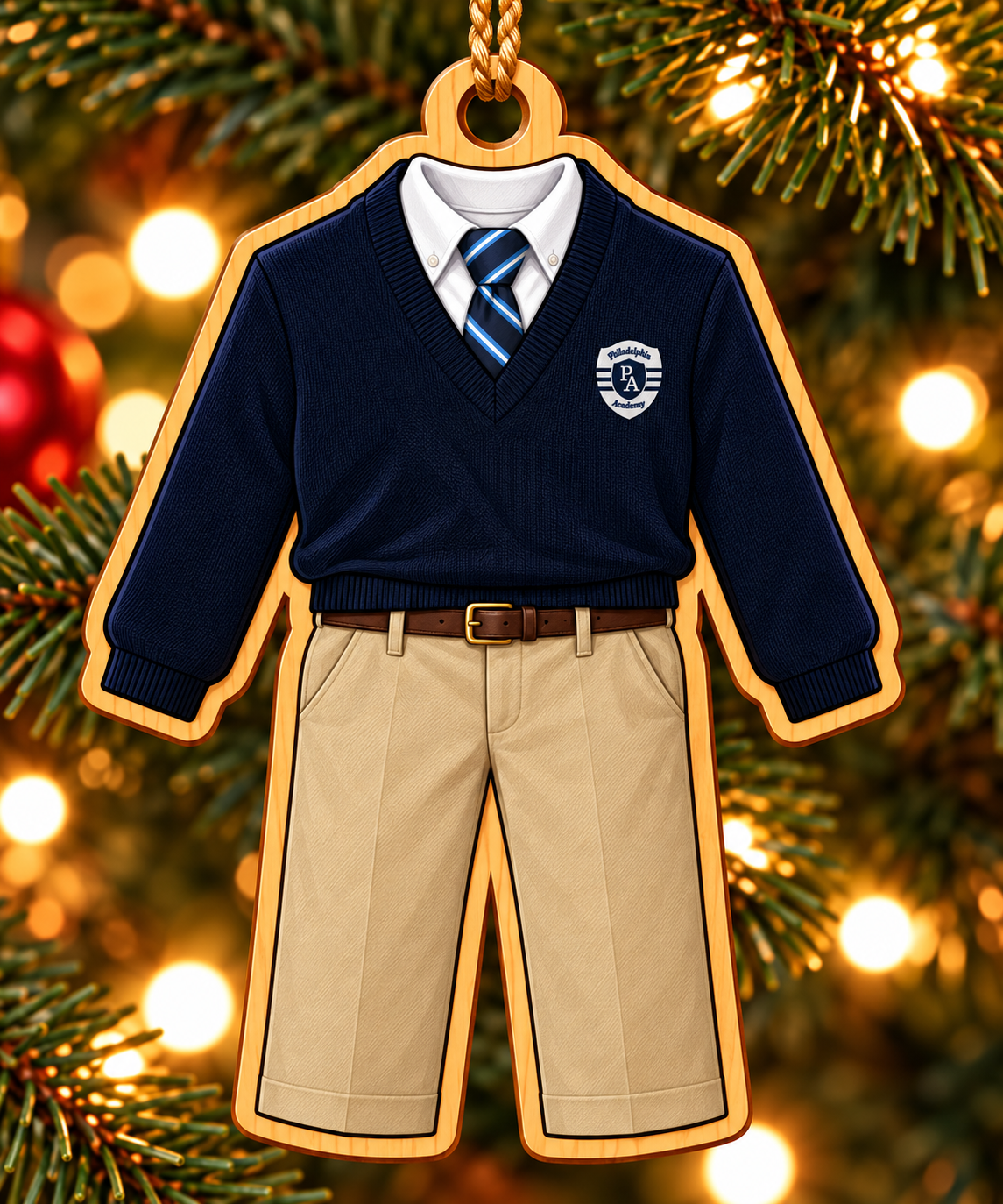 PAC High School Uniform Christmas Ornament