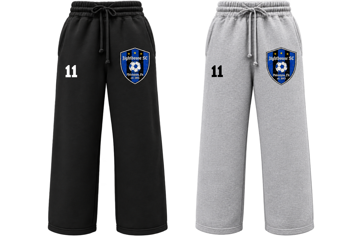 Lighthouse Women's Sweatpants Open Bottoms - Relaxed Fit