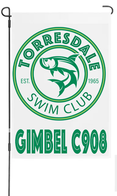 Torresdale Swim Club Garden Flag